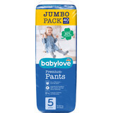 Babylove Diapers size 5, 40 pcs
