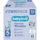 Babylove Premium jumbo diapers number 5, 72 pcs