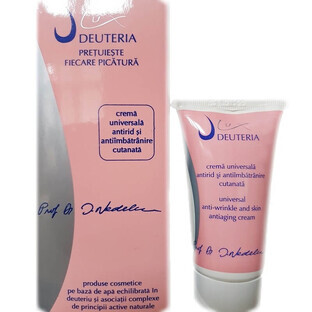 Universal anti-wrinkle and anti-aging cream, 50 ml, Deuteria Cosmetics