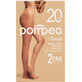 Pompea Dres damă Classico mărimea 3/4-M culoare nude Polvere Dorata 20 DEN, 2 buc