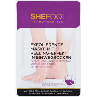 SHEFOOT Mască exfoliantă pentru picioare, 1 buc