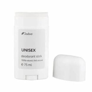 Deodorant stick unisex 100% natural alcohol free, 75 ml, Sabio