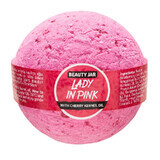 Cherry Seed Oil Bath Ball, Lady in Pink, Beauty Jar, 150g