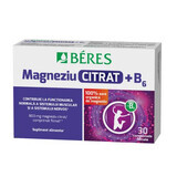 Magnesium Citrate + B6, 30 film-coated tablets, Beres Pharmaceuticals