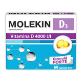 Molekin D3 4000UI, STRONG formula, 60 softgels, Zdrovit