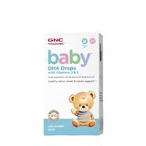 GNC Milestones® Baby™ DHA Druppels met Vitaminen D & E, Druppels met DHA + Vitamine D en E voor Baby's, 60 ml