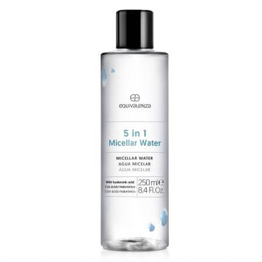 5 in 1 micellar water with hyaluronic acid, 250 ml, Equivalenza