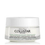 Face cream with salicylic acid + niacinamide Pure Active, 50 ml, Collistar