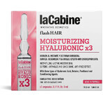 Flash Hair Moisture Hyaluronic Vial, 7 vials x 5 ml, La Cabine Flash Hair Moisture Hyaluronic Vial, 7 vials x 5 ml, La Cabine