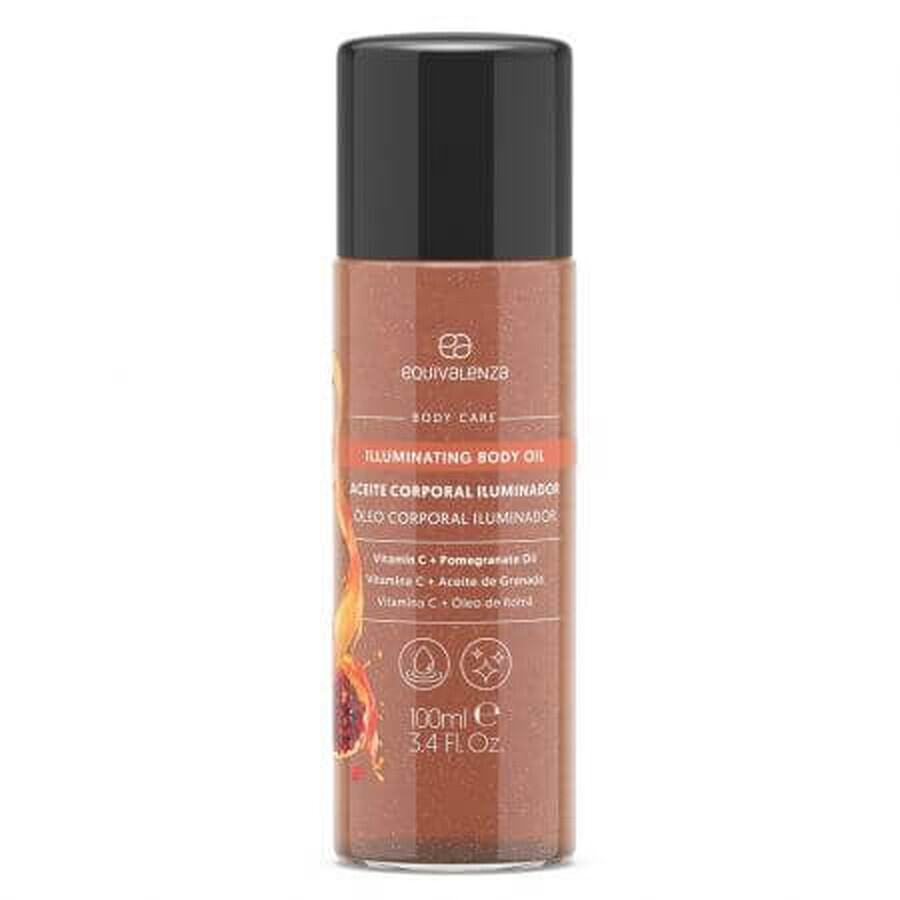 Illuminating body oil with vitamin C, 100 ml, Equivalenza