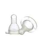 Silicone teats 6+, Minute, 2 pcs