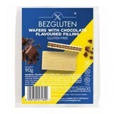 Gluten-free waffles with chocolate filling, 90 g, Bezgluten