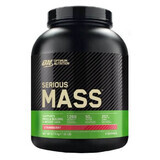 Eiwitpoeder tip gainer Serious Mass, Aardbei, 2730 g, Optimum Nutrition
