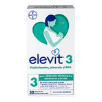 Elevit 3 multivitamins for the postnatal and breastfeeding period, 30 capsules, Bayer Elevit 3 multivitamins for the postnatal and breastfeeding period, 30 capsules, Bayer