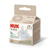 Nature Silicone Teat, size M, 2 pieces, Nuk