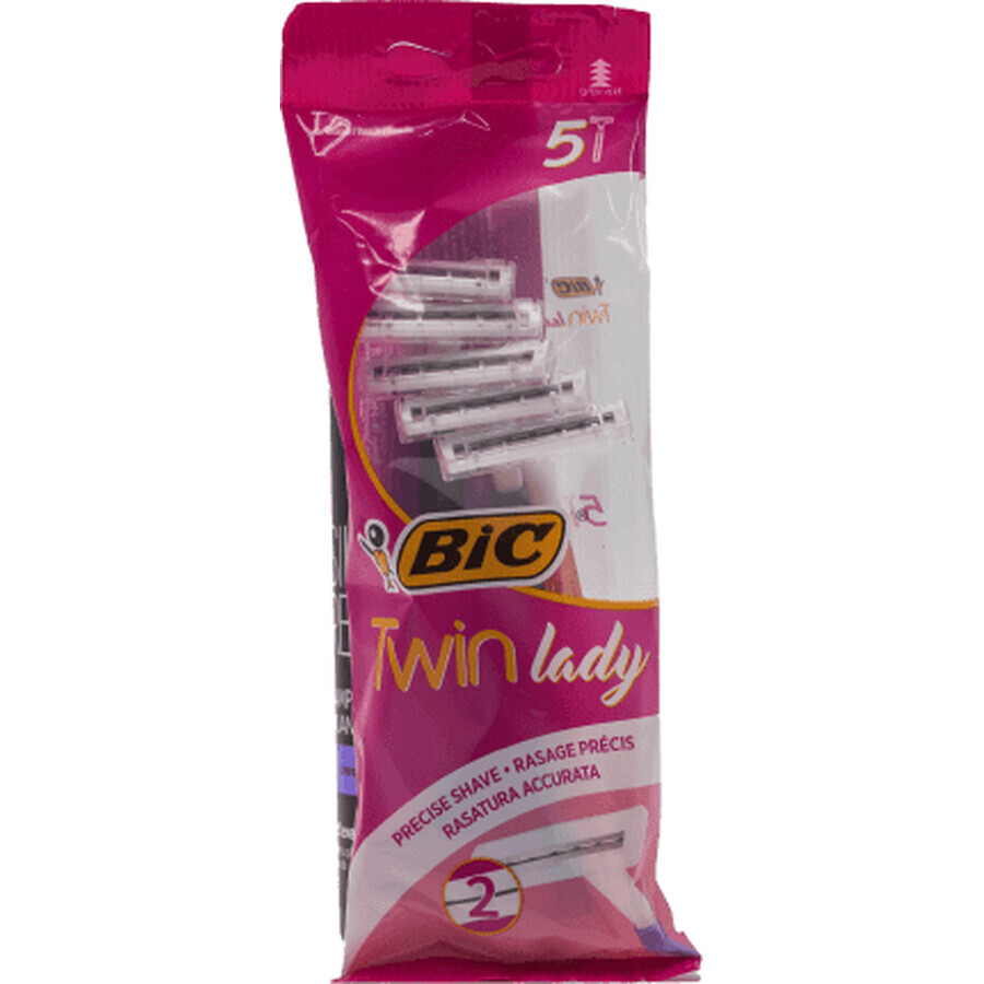 BIC twin lady razor, 5 pcs