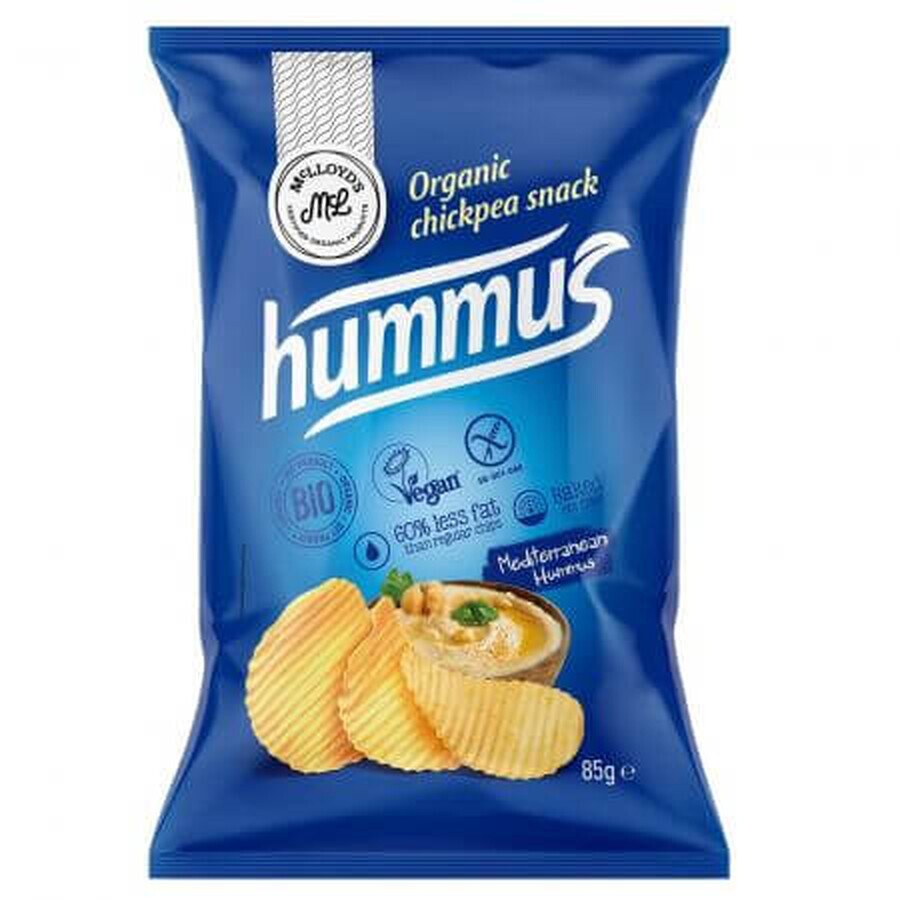 Eco hummus chips with Mediterranean spices, 85 g, Mc Lloyd's
