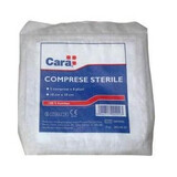 Sterile pads, 10x10 cm, 5 pads x 8 folds, Cara
