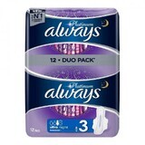 Always Platinum Ultra Night Absorbent, 12 pieces, P&amp;G