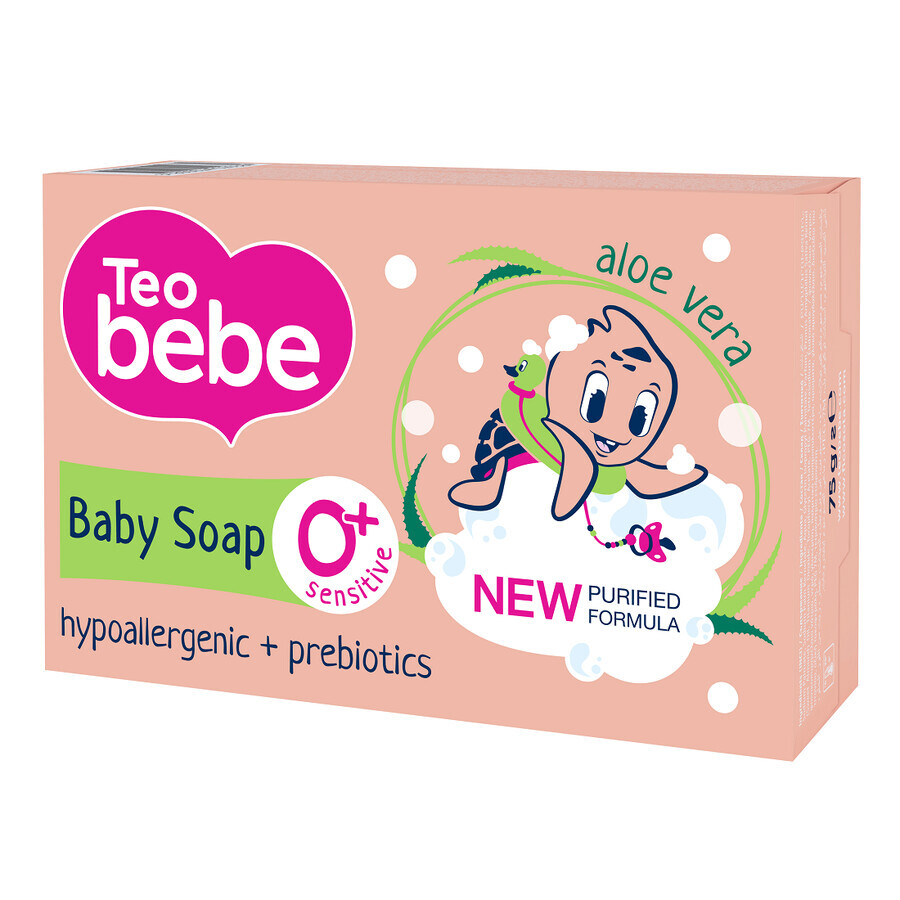 Soap with aloe vera, 75 gr, Teo Bebe