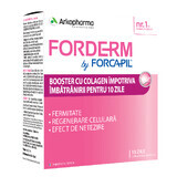 Forderm by Forcapil Cooster cu Colagen, 10 fiole, Arkopharma 