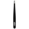 Matte black slanted tweezers, 1 piece, Parsa