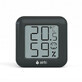Digital room thermometer and hygrometer, Black, Airbi