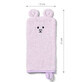 Bamboo baby bath mitt, Pink, BabyOno