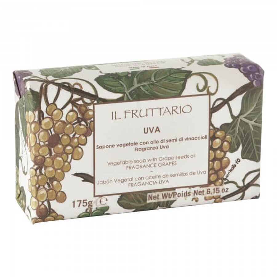 Vegetable soap with grape seed oil, 175 g, Iteritalia