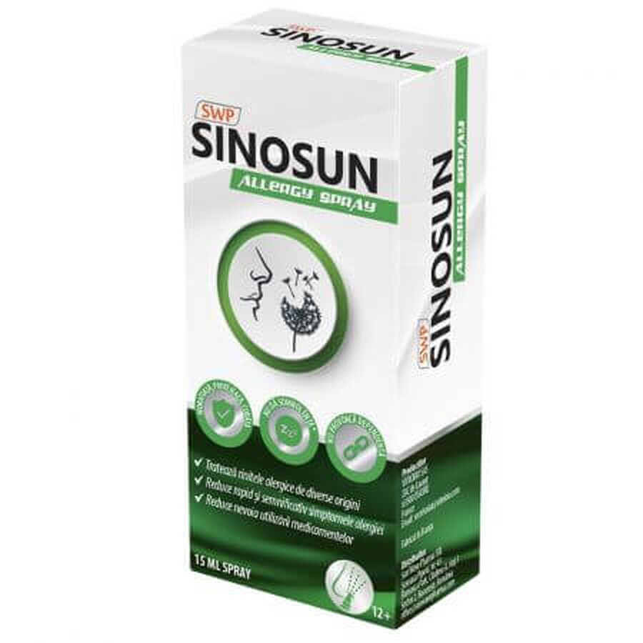 Sinosun Allergy Spray, 15ml, Sun Wave Pharma