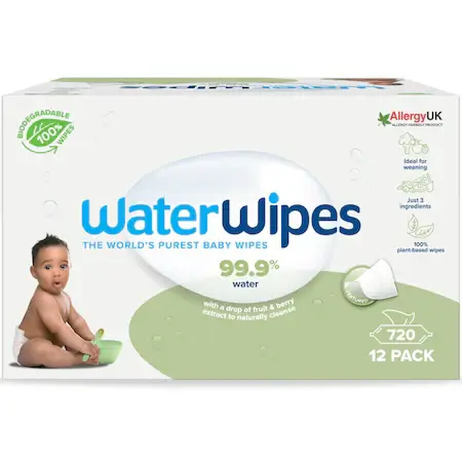 Comprar Toallitas húmedas WaterWipes Soapberry, 12 paquetes x 60 unidades, 720 unidades Toallitas húmedas WaterWipes Soapberry, 12 paquetes x 60 unidades, 720 unidades