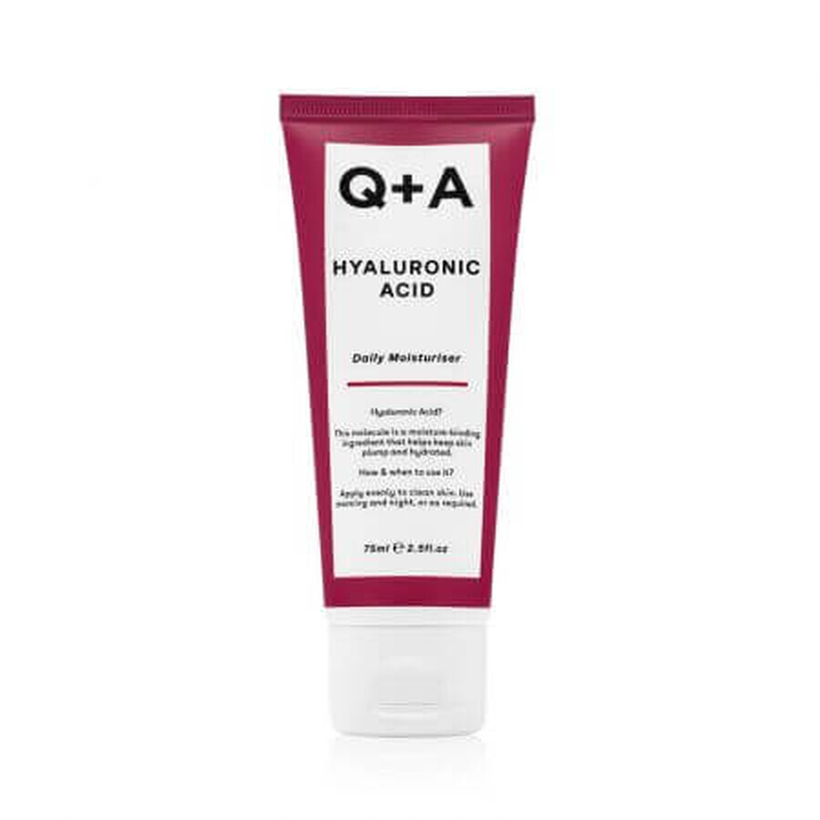 Moisturizing Cleanser with Hyaluronic Acid, 75 ml, Q+A