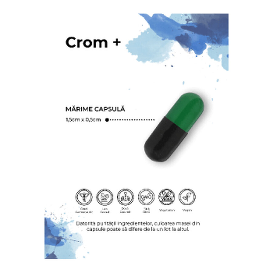 Chromium (Picolinate) 200μg+, 30 capsules, Biome