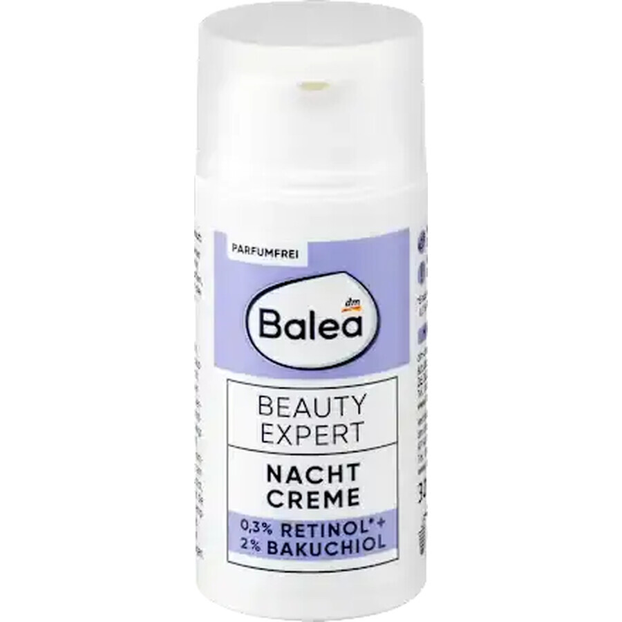 Balea Night Cream with retinol and bakuchiol, 30 ml