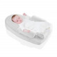 BabyJem Velvet White inclined mattress and cherry stems bag