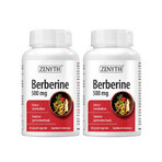 Berberine 500 mg, 2x60 capsules, Zenyth Berberine 500 mg, 2x60 capsules, Zenyth