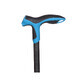 Ergonomische wandelstok blauw SS/03/02 Step Soft, 1 stuk, Biogenetix