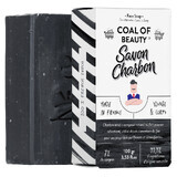 COAL OF BEAUTY, Zeep met houtskool voor gezicht en lichaam, Monsieur Barbier, 100 gr, Biocart
