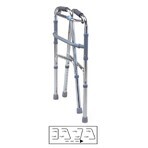 Cadre de marche pliant, réglable en hauteur et fonction stepper PR-440, 1 pièce, Biogenetix Cadre de marche pliant, réglable en hauteur et fonction stepper PR-440, 1 pièce, Biogenetix