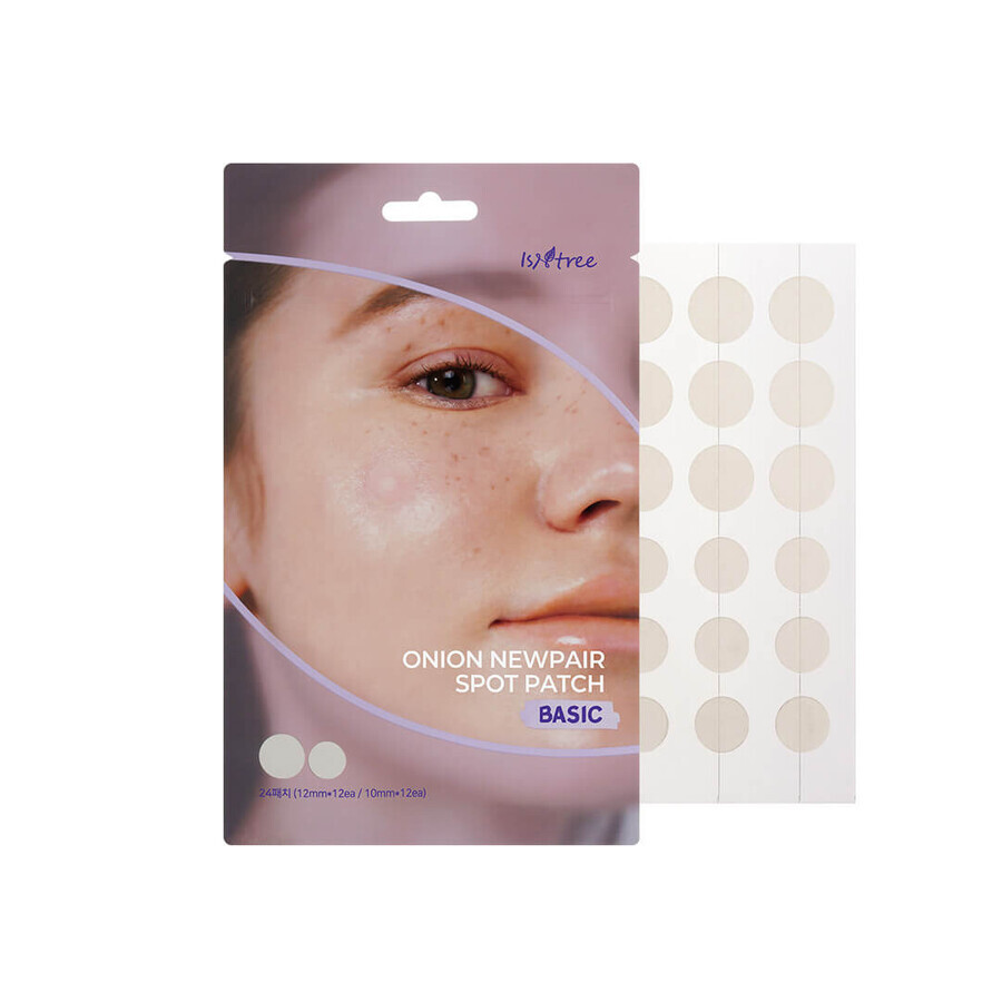 Hydrocolloidal anti-acne patches with onion extract, 24 pieces, Isntree