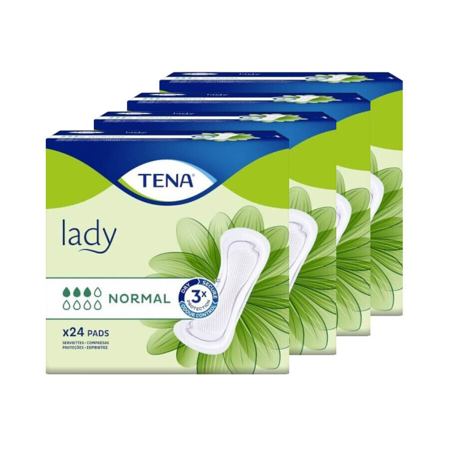 Absorbent pad Lady Slim Normal, 4x24 pieces, Tena