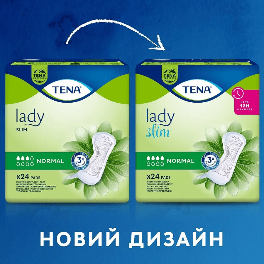 Absorbent pad Lady Slim Normal, 4x24 pieces, Tena