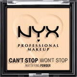 Nyx Professional MakeUp Powder Can't Stop Won't Stop Mattifying 1 Fair, 6 g