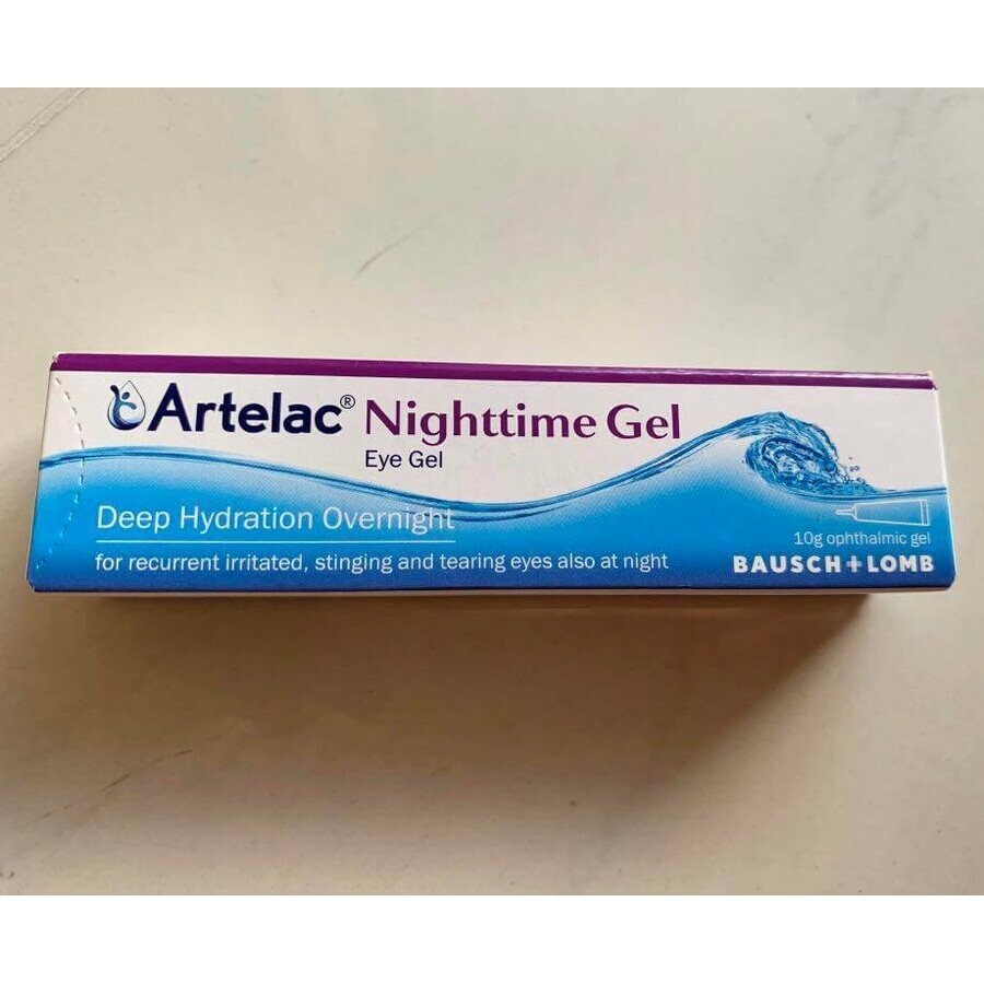 Artelac Nighttime eye gel, 3 x 10 g, Bausch + Lomb