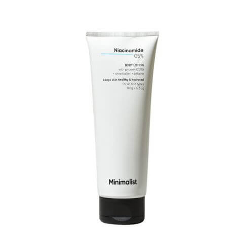 Body Lotion with 5% Niacinamide, 180 g, Minimalist