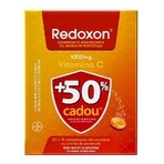 Redoxon packet with vitamin C, 1000 mg, 30+15 effervescent tablets, Orange, Bayer Redoxon packet with vitamin C, 1000 mg, 30+15 effervescent tablets, Orange, Bayer