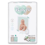 Pannolini biologici Jumbo Midi, n. 3, 4-9 kg, 72 pezzi, Babyfit Pannolini biologici Jumbo Midi, n. 3, 4-9 kg, 72 pezzi, Babyfit