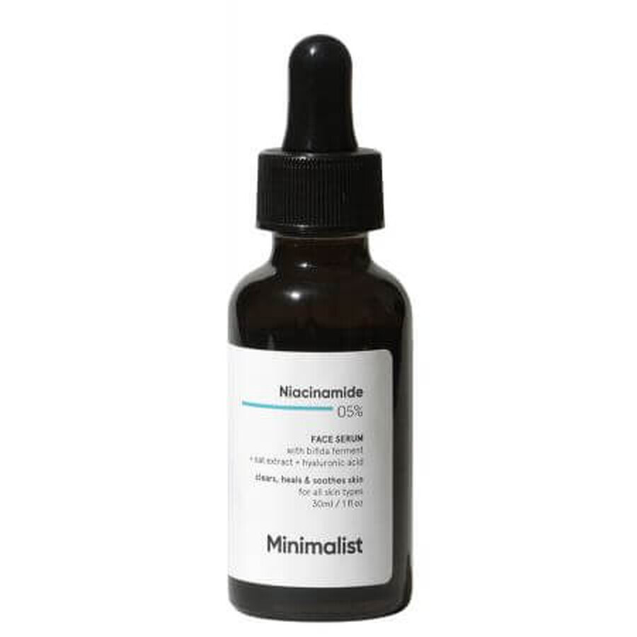 Serum with 5% niacinamide for dry and sensitive skin, 30 ml, Minimalist