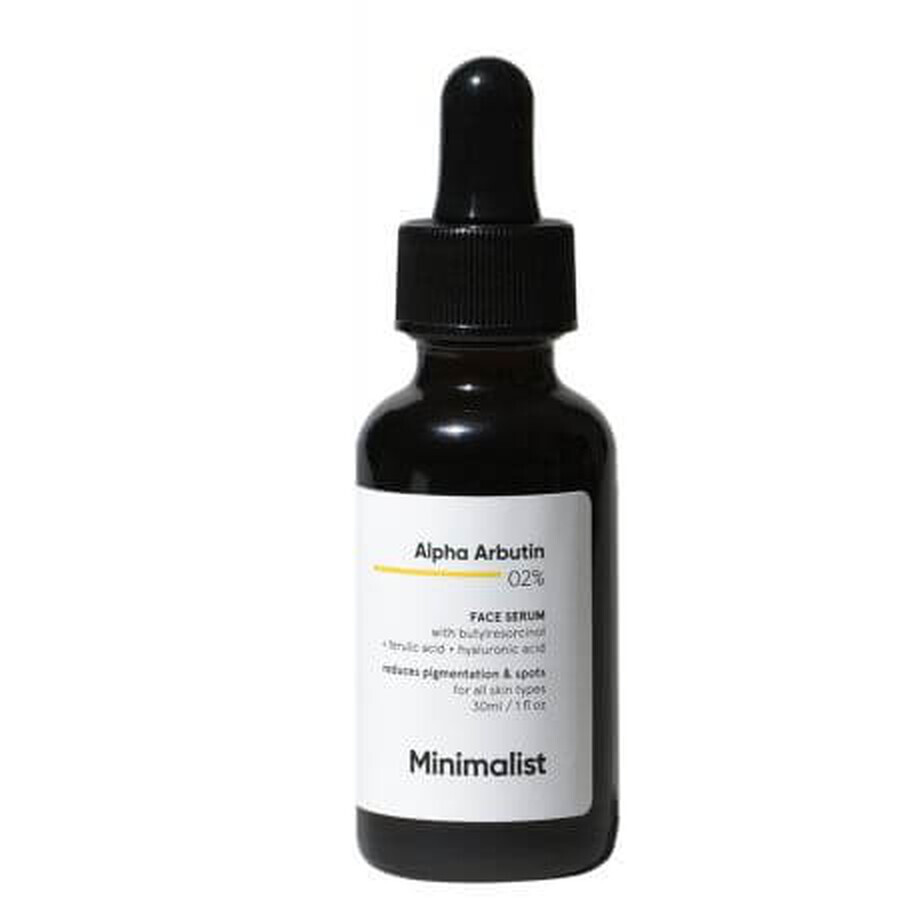 Pigmentation spot serum with 2% Alpha Arbutin, 30 ml, Minimalist