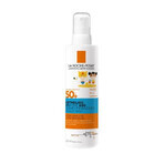 Anthelios Dermo-Pediatrics Invisible Sunscreen Spray SPF50+ for children's face and body, 200 ml, La Roche-Posay